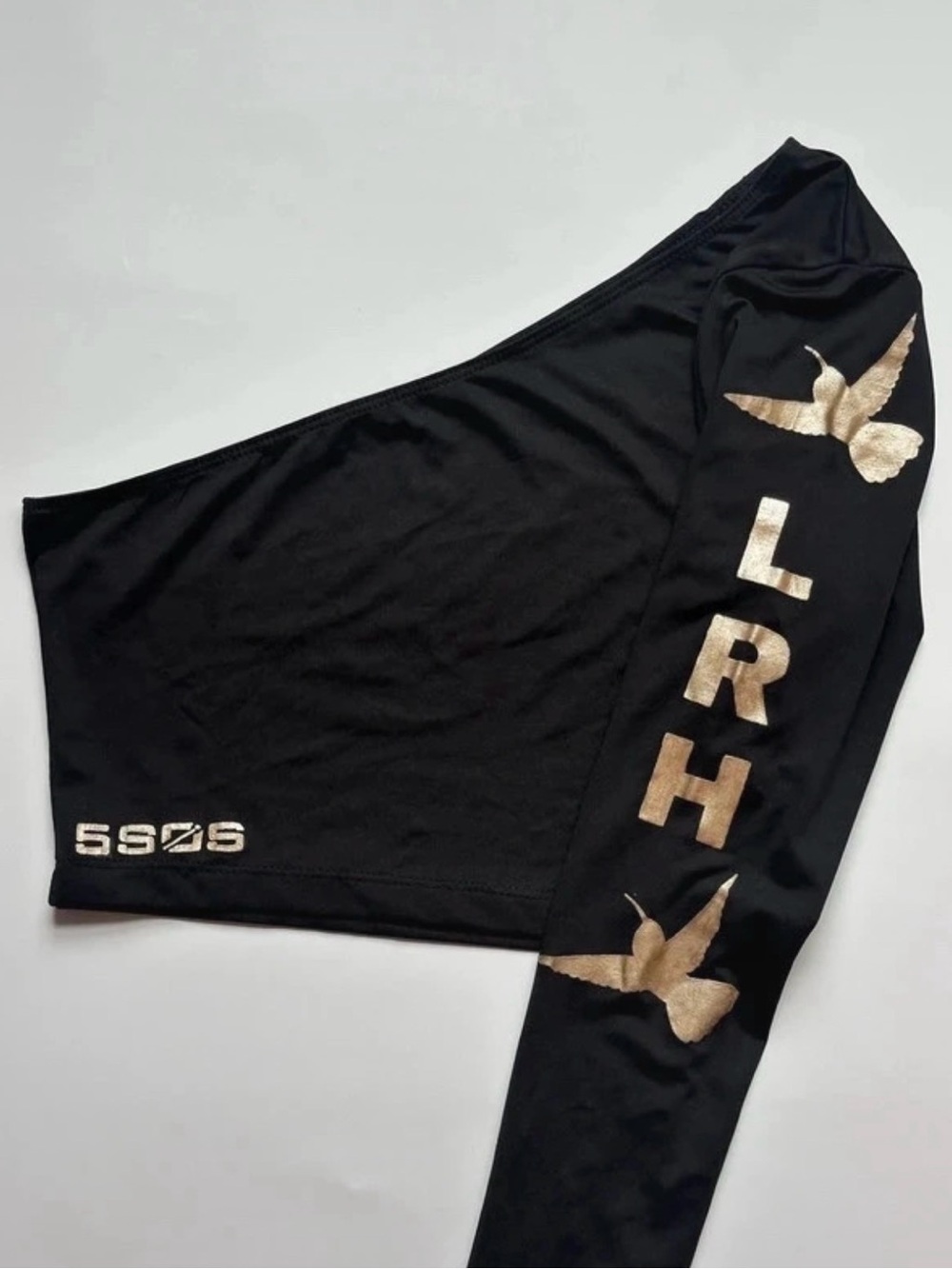 5SOS LRH one sleeve crop top